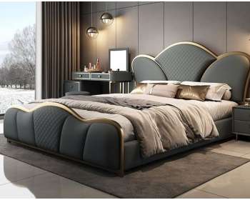 Giường ngủ hiện đại cao cấp với da nhập khẩu GN002